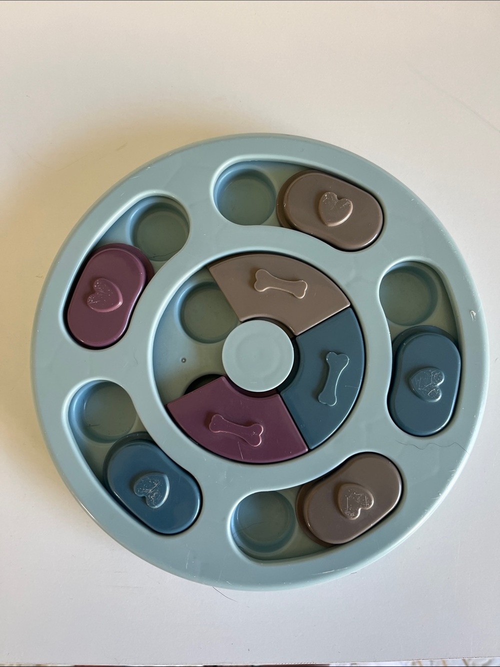 Interactive dog treat puzzle